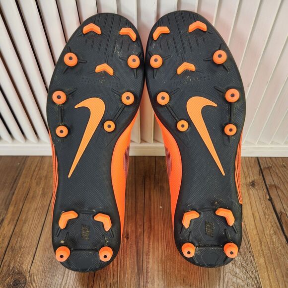 Nike Mercurial Vapor 12 Club MG/FG Mens Sz 11 Orange Soccer Cleats AH7378-810 - Picture 7 of 9